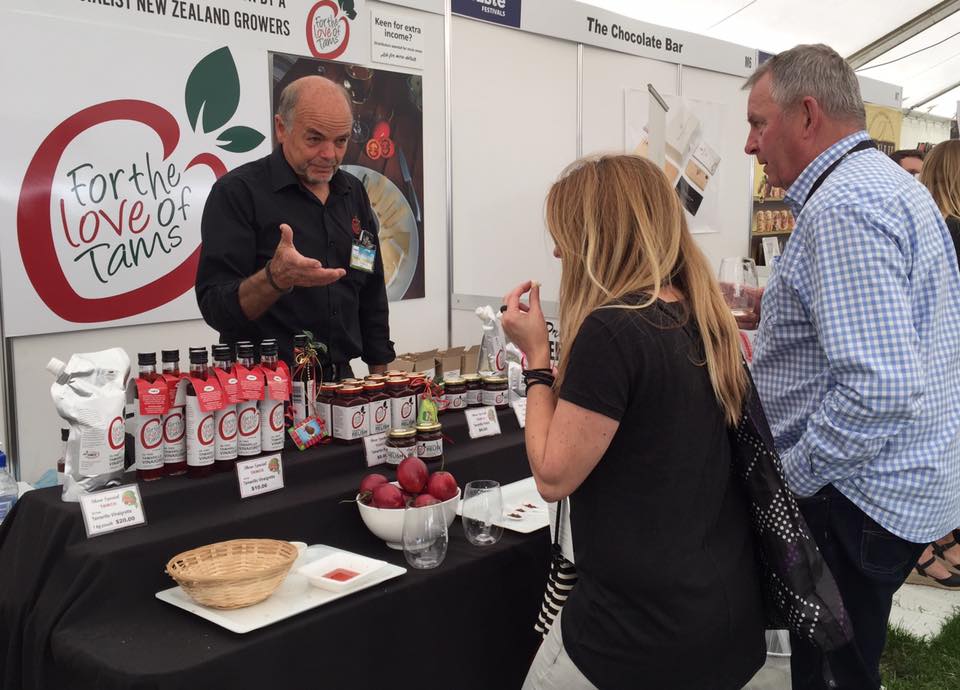 Image of Robin at the food show